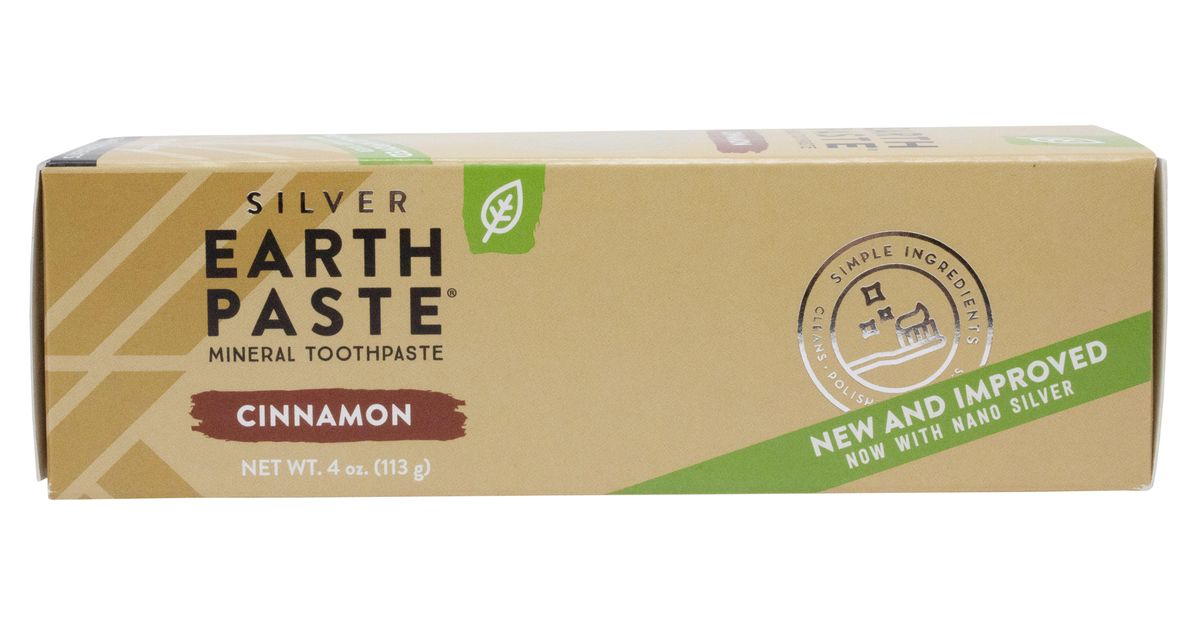Redmond Earthpaste Toothpaste with Silver, Cinnamon Azure Standard