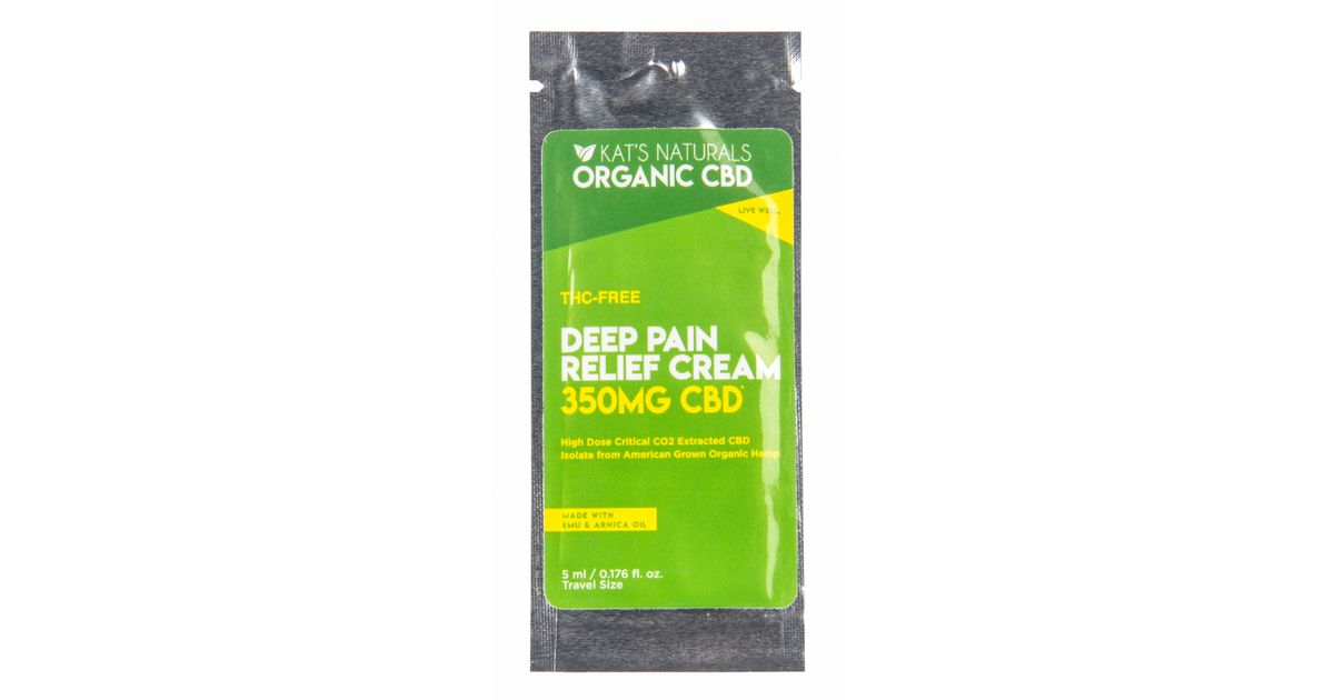 Kat's Naturals Deep Pain Relief Cream, CBD Oil - Azure Standard