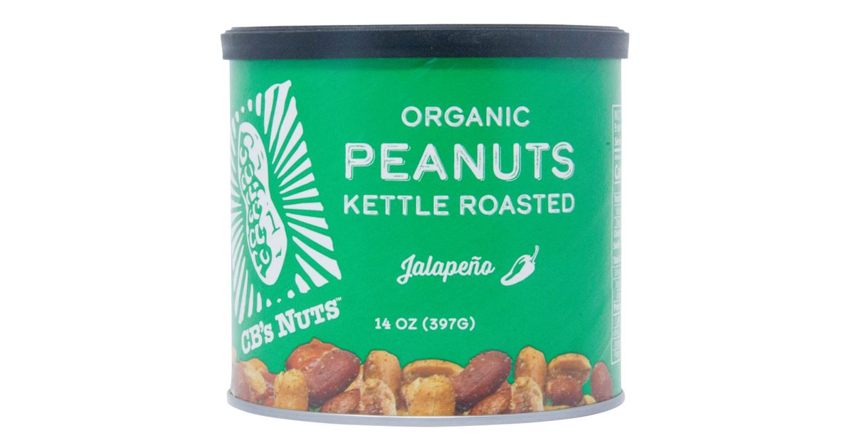 CB's Nuts Peanuts, Kettle Roasted, Jalapeno, Organic Azure Standard