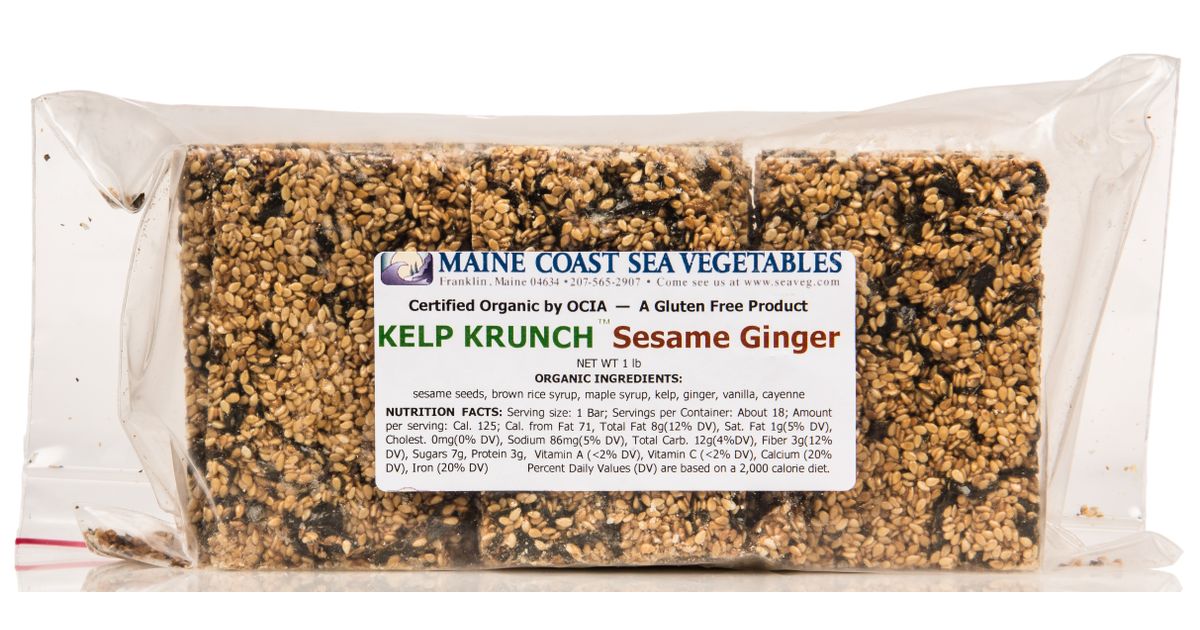 Maine Coast Kelp Krunch Sesame Ginger, Organic Azure Standard