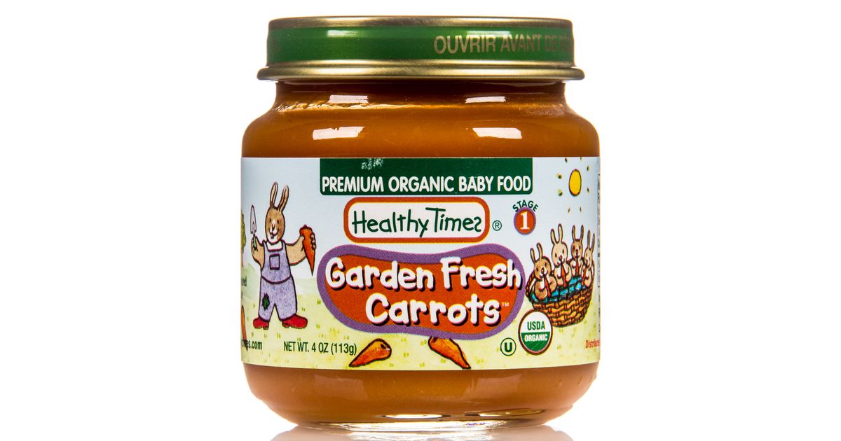 Healthy Times - Baby Food, Garden Fresh Carrots, Organic - Azure Standard