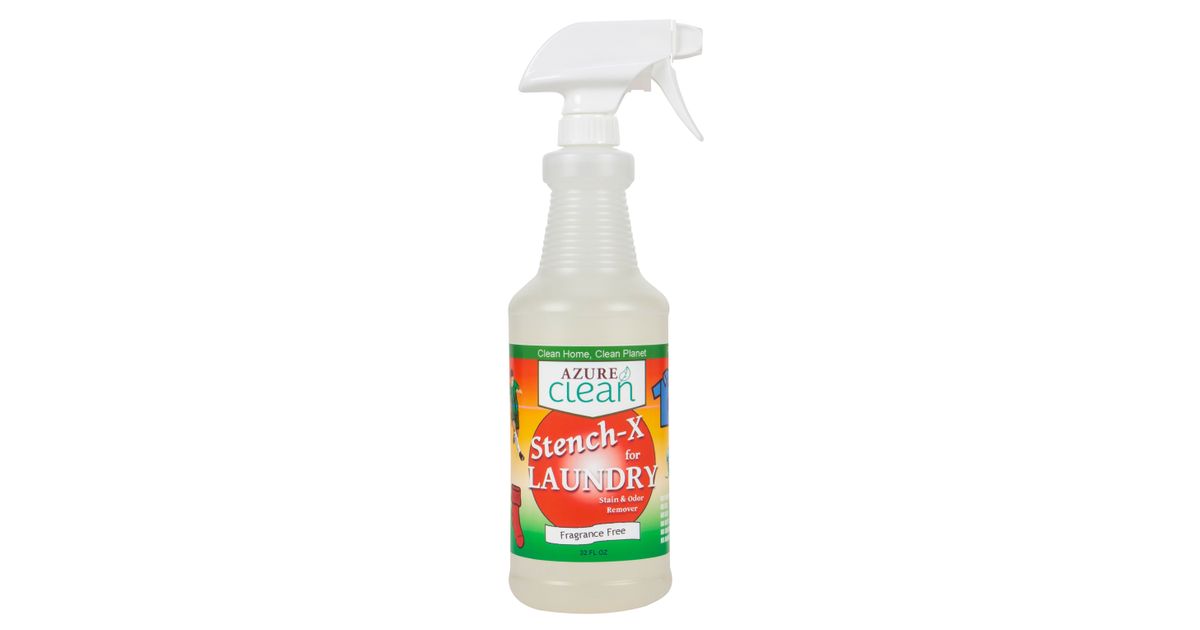Azure Clean Stench X For Laundry Fragrance Free Stain Odor