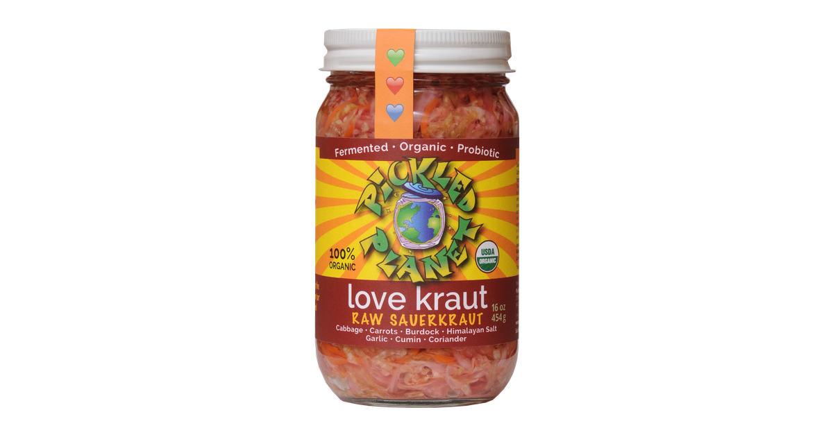 Pickled Sauerkraut, Raw, Love Kraut, Organic Azure Standard