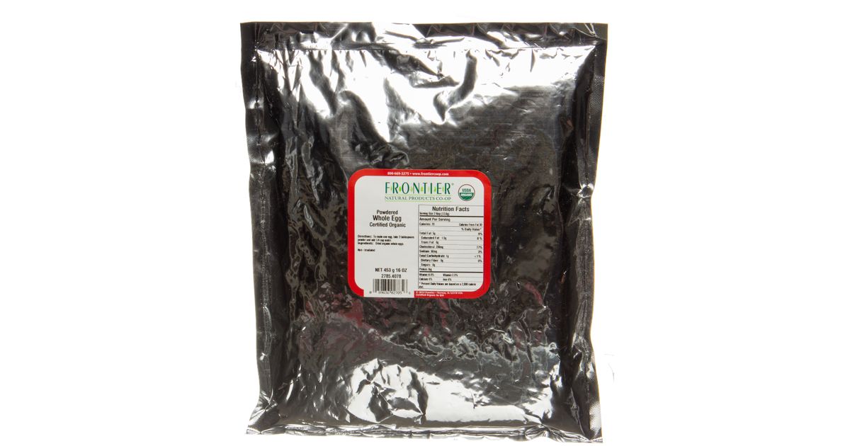 Frontier Whole Egg, Powdered, Organic Azure Standard