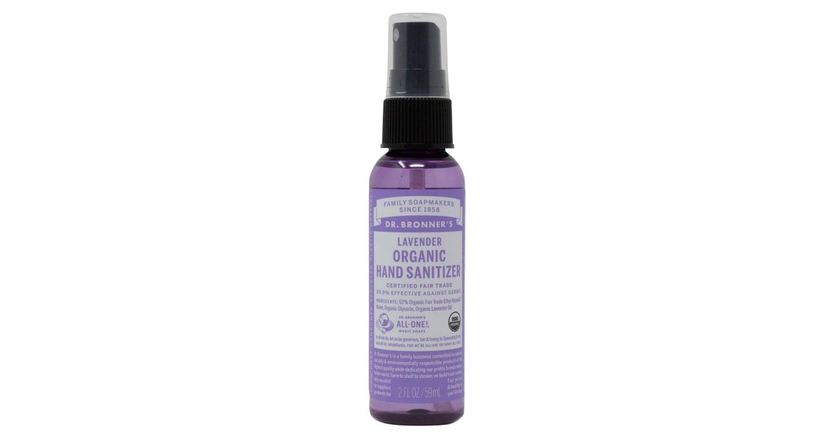 Dr Bronner Hand Sanitizer, Lavender, Organic Azure Standard