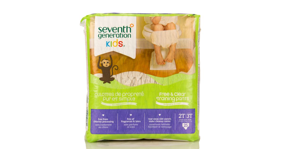 Seventh Generation Training Pants, 2T-3T (up to 34 lbs