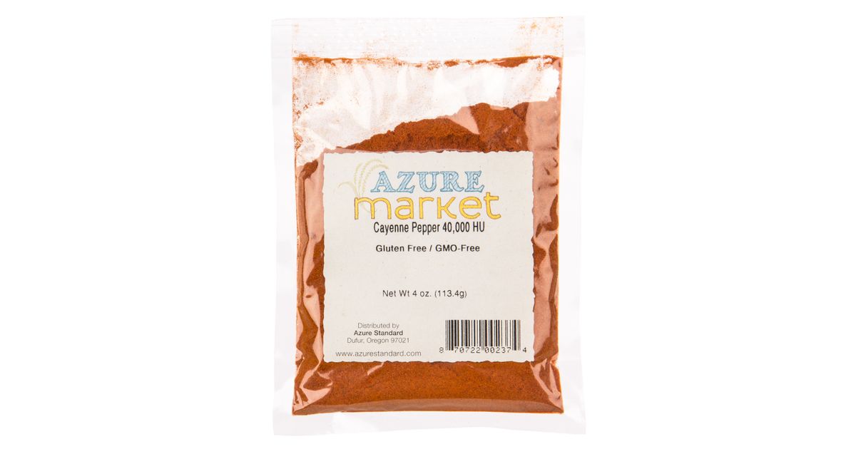 Azure Market Cayenne Pepper 40,000 HU Azure Standard