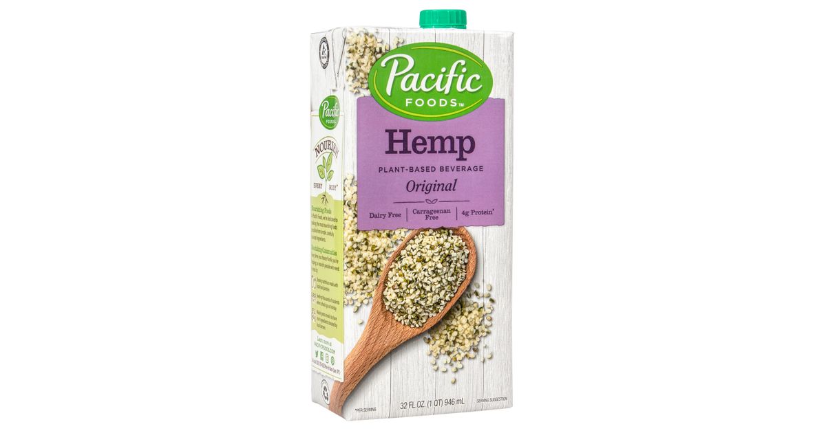 Pacific Foods Hemp Milk, Original Azure Standard