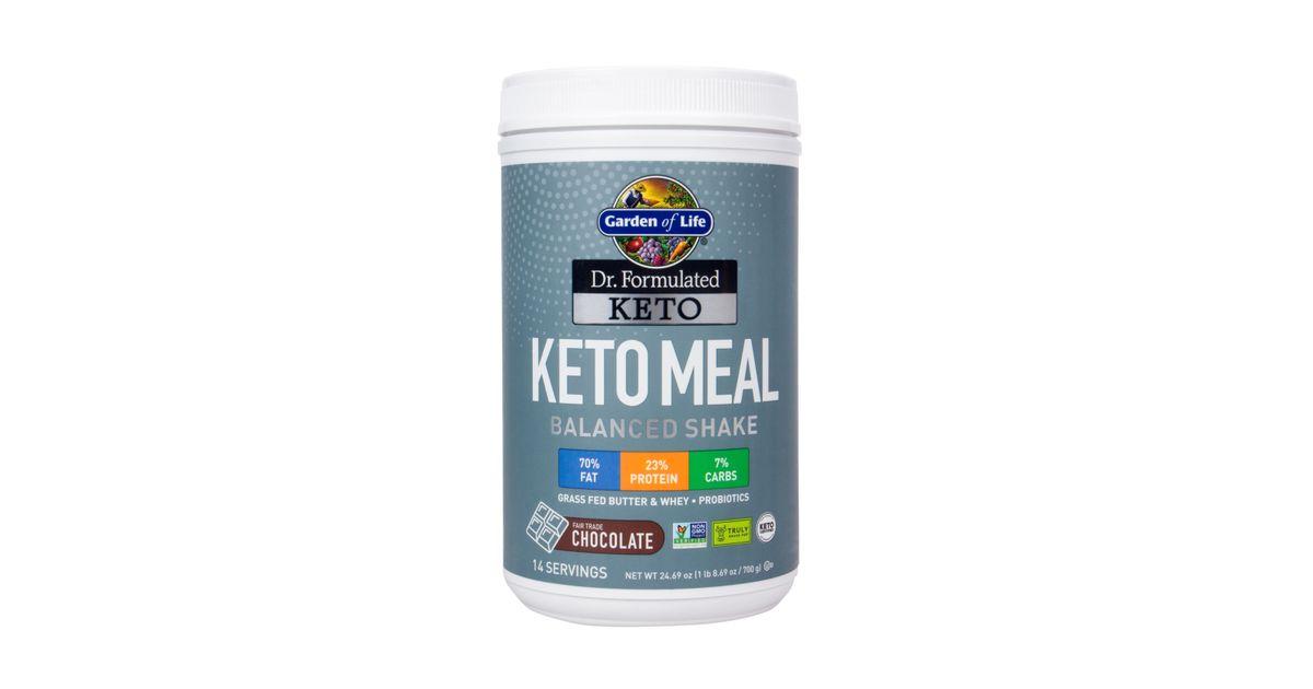 Garden of Life Dr. Formulated Keto Meal, Chocolate, Powder, Balanced
