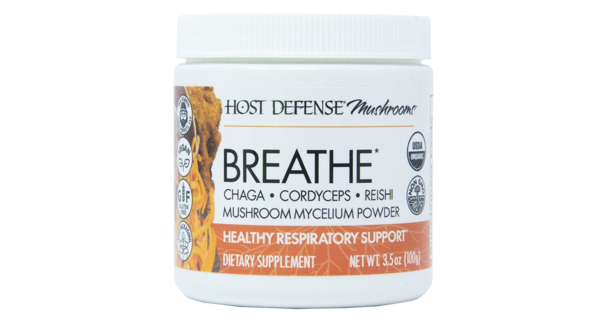 Host Defense Mushrooms Breathe Powder, Organic Azure Standard
