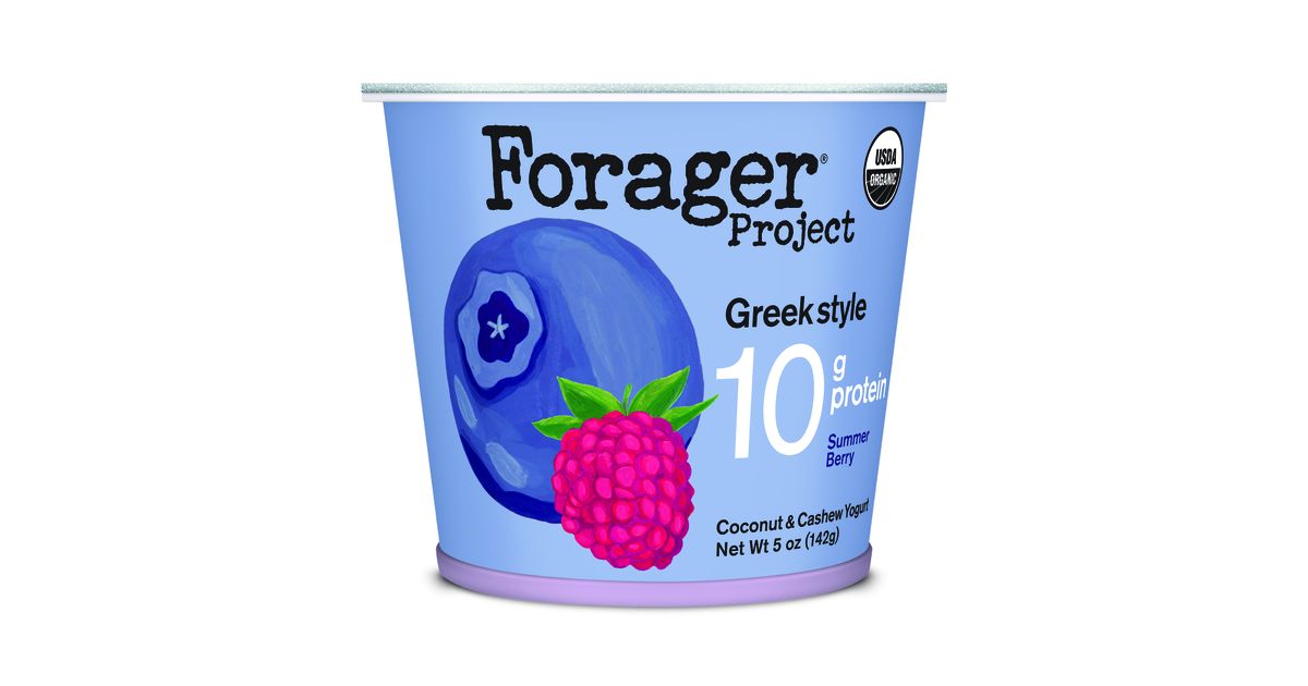 Forager Project Greek Yogurt, Summer Berry, Dairy-Free, Organic - Azure ...