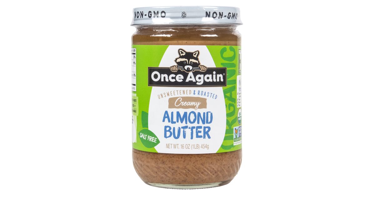 Once Again Nut Butter, Inc. Almond Butter, Unsweetened & Roasted