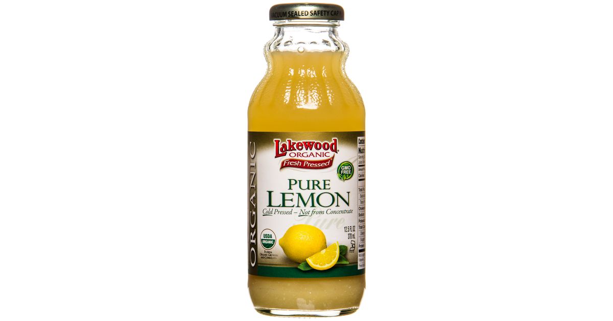 Lakewood Organic Juices Lemon Juice, Pure, Organic Azure Standard