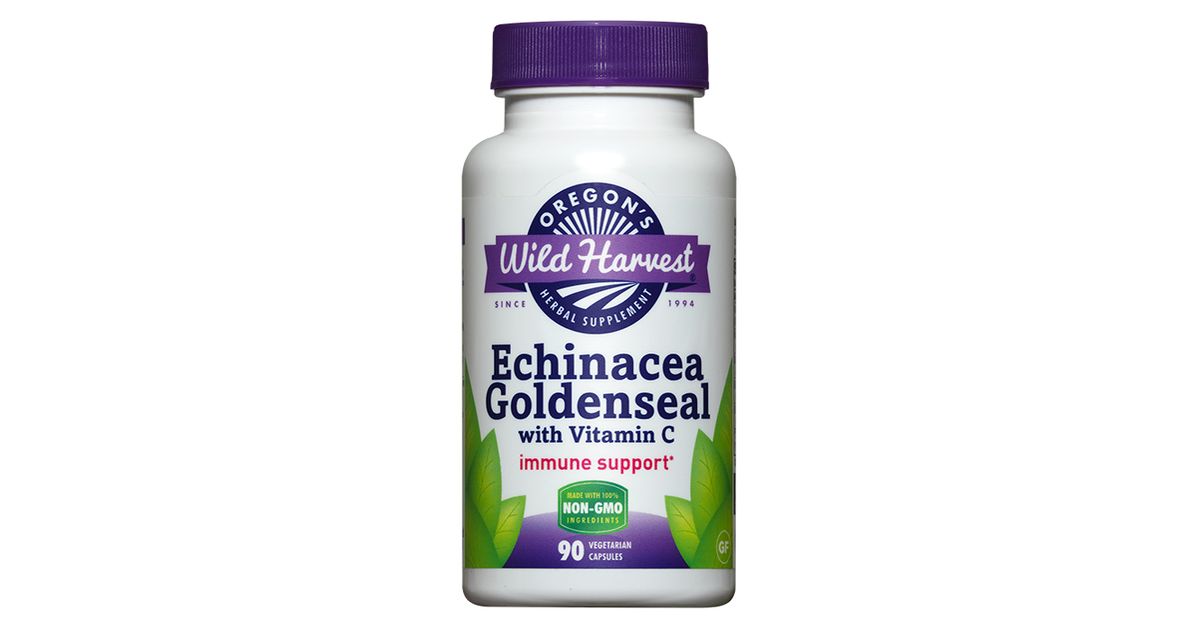 Oregon's Wild Harvest Echinacea Goldenseal with Vitamin C Azure Standard