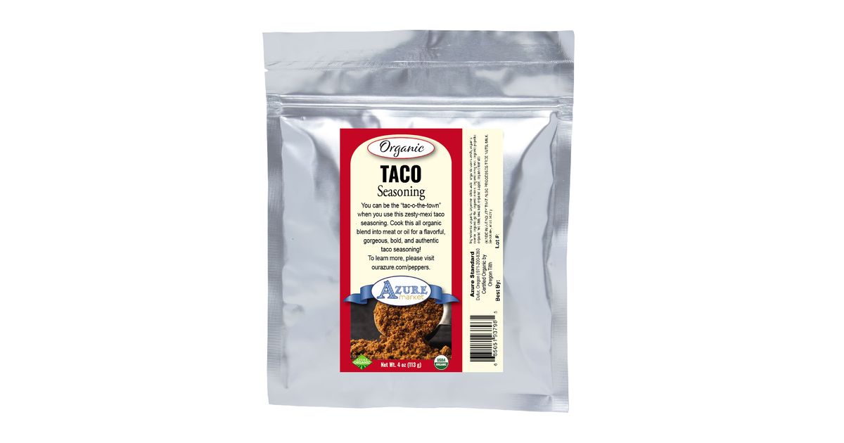 Azure Market Organics Taco Seasoning, Organic - Azure Standard