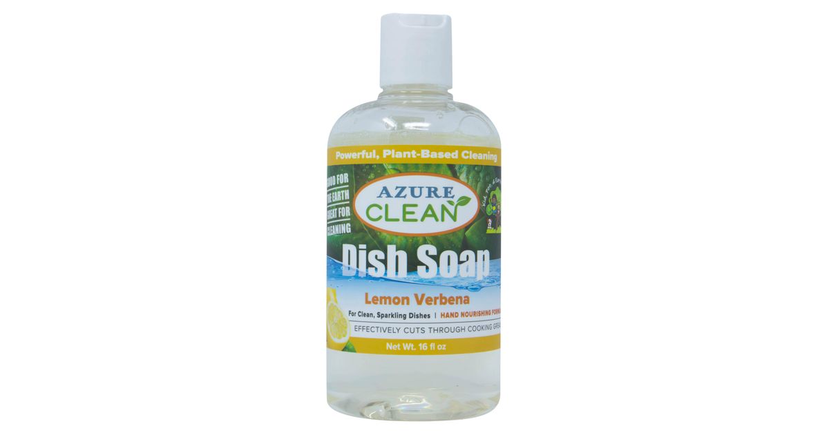 Azure Clean Dish Soap, Lemon Verbena - Azure Standard