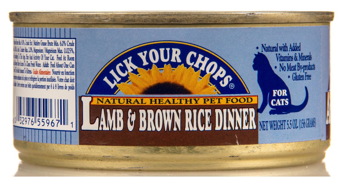 Lick Your Chops Cat Food Canned Lamb Brown Rice Azure Standard