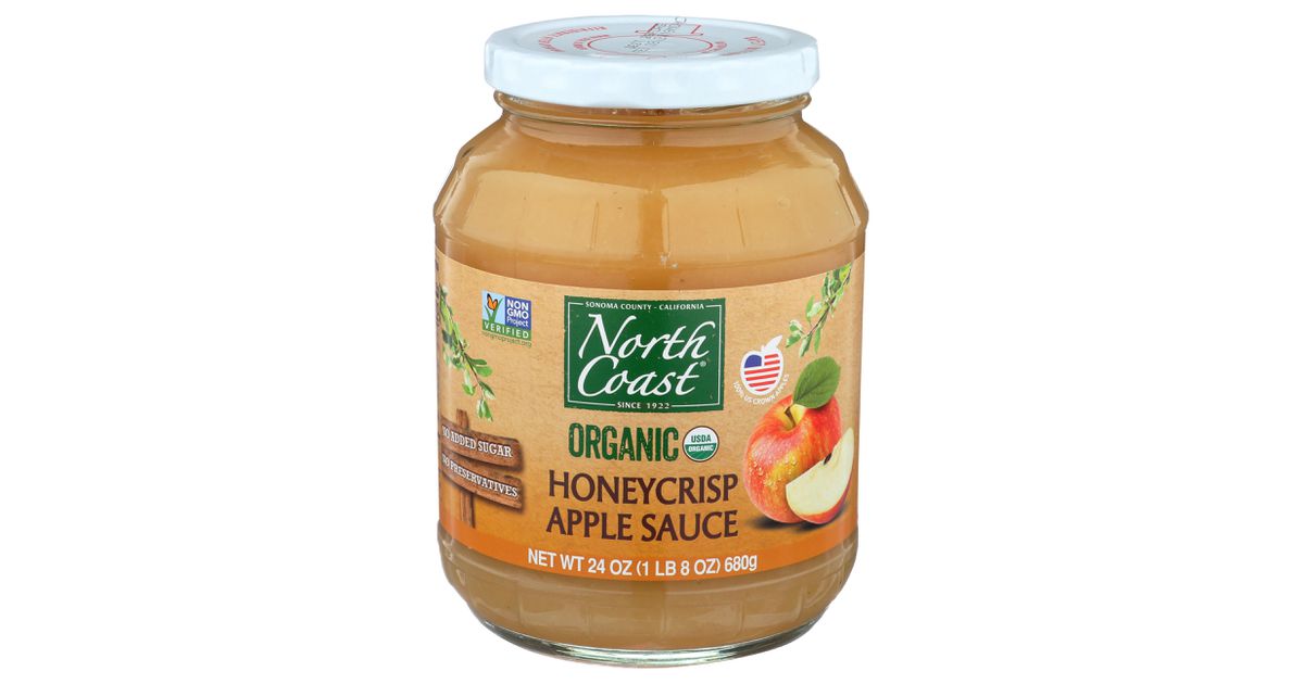  North Coast Organic Honeycrisp Apple Sauce, No Added