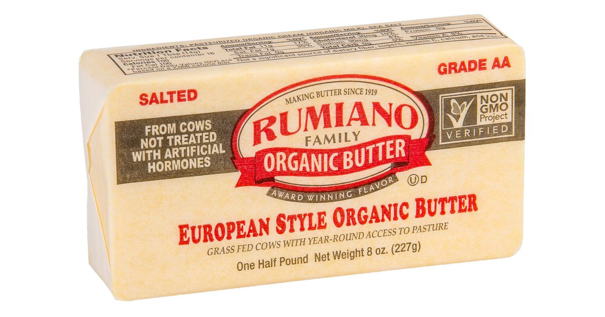 Rumiano Family Organic Butter, Salted, Organic - Azure Standard