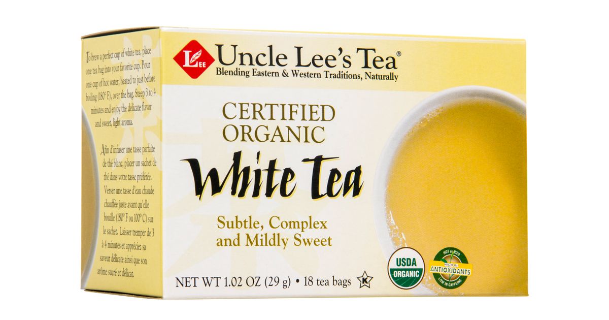 Uncle Lee's Teas White Tea, Organic Azure Standard