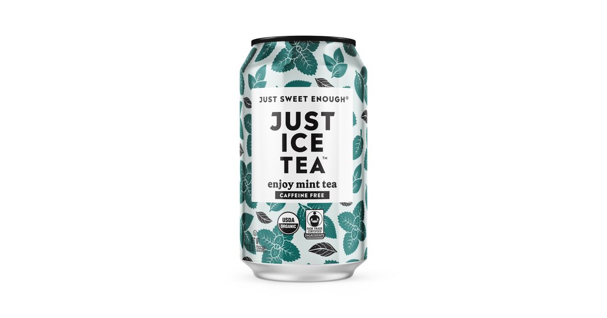 Just Ice Tea Enjoy Mint Tea, Organic - Azure Standard