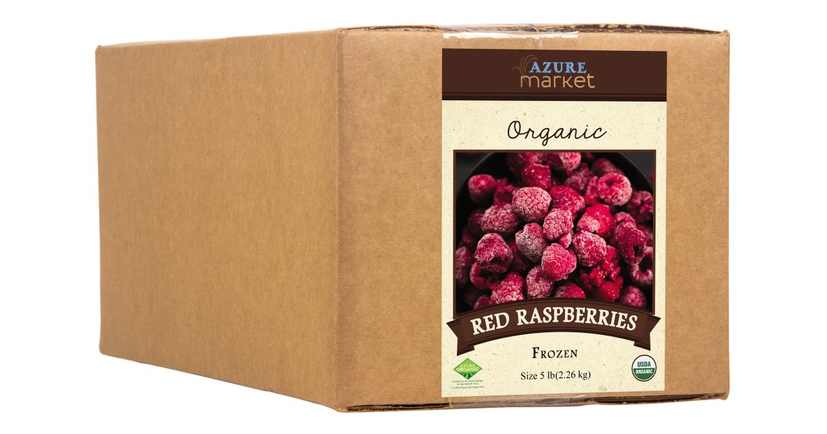 Azure Market Organics *Red Raspberries, Frozen, Organic - Azure
