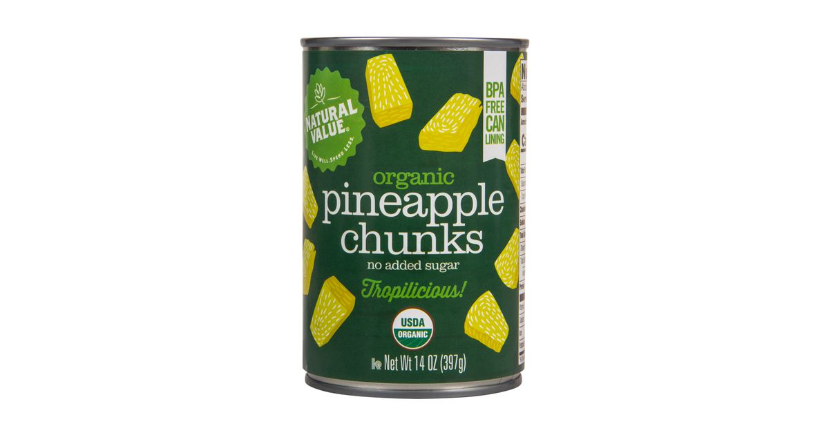 Cadia Pineapple Chunks, Organic - 10 oz