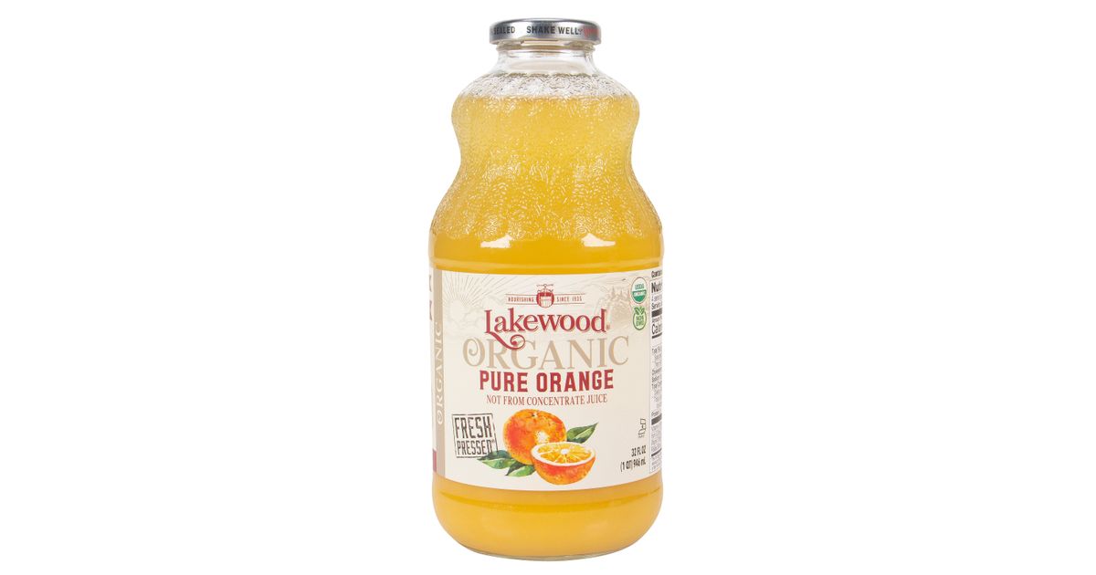 Lakewood Organic Juices Orange Juice, Pure, Organic Azure Standard
