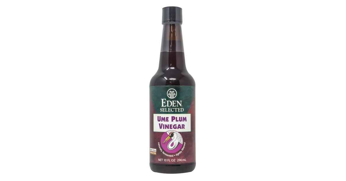 Eden Foods Vinegar, UME PLUM, Imported - Azure Standard