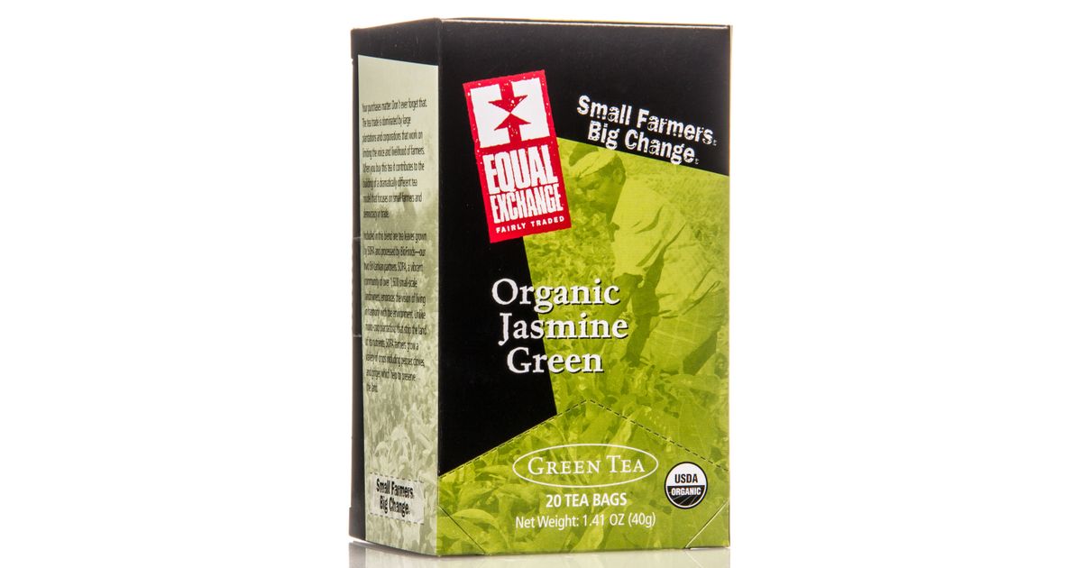 greentea出品 Equal Exchange Jasmine Green Tea, Organic - Azure Standard