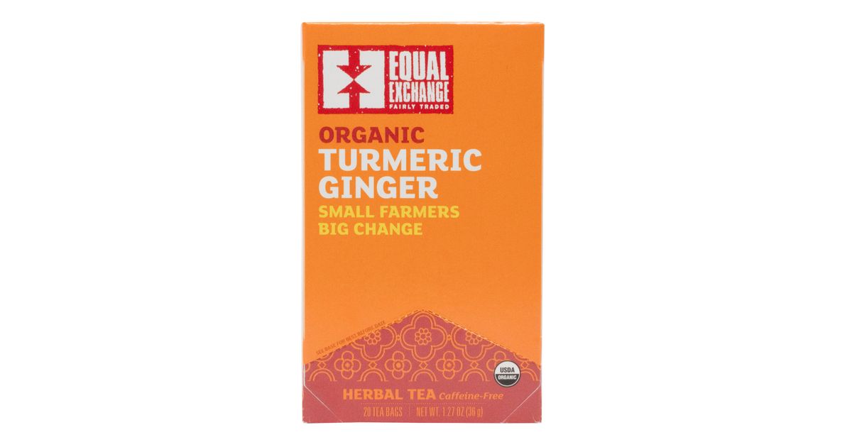 Equal Exchange Turmeric & Ginger Tea, Organic Azure Standard