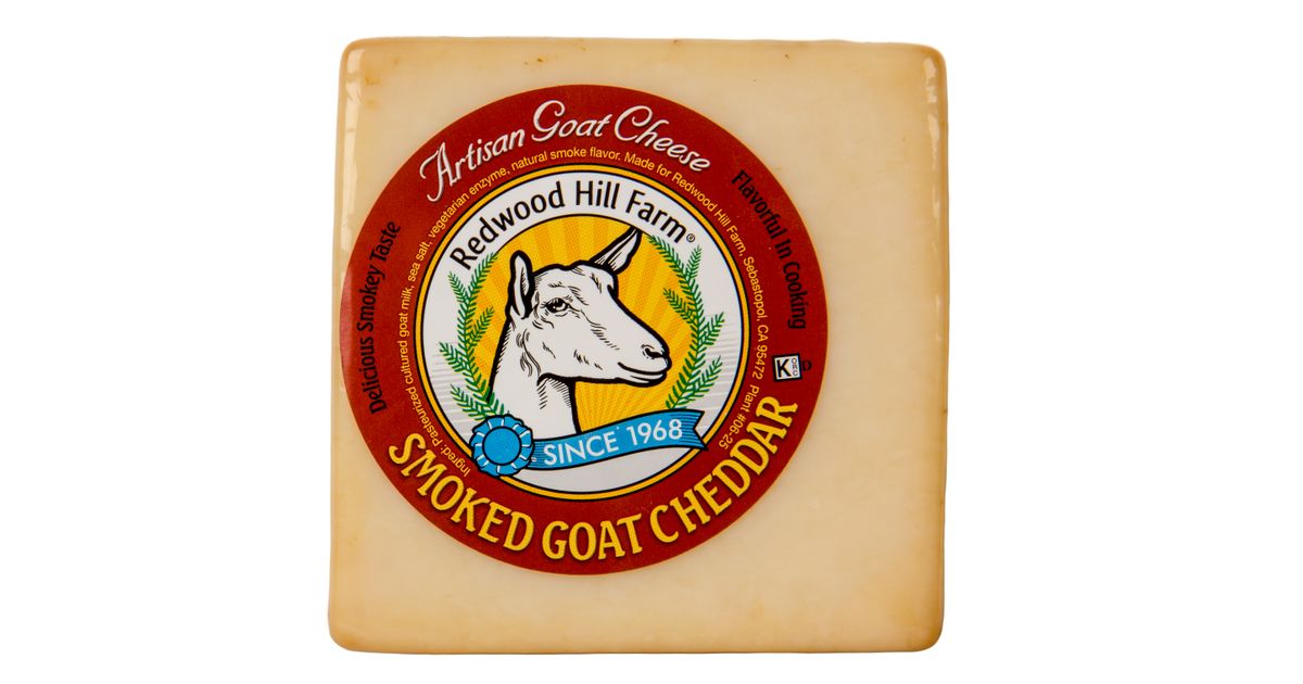 Redwood Hill Farm Artisan Goat Cheese, Smoked Cheddar, Random Weight
