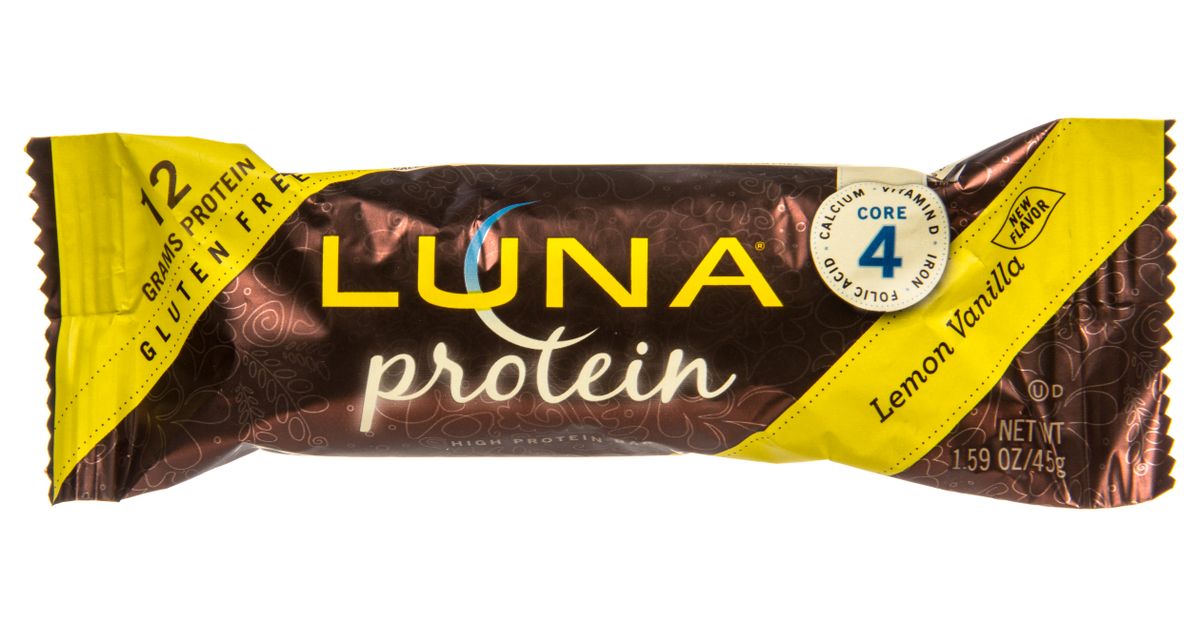 Clif Bar Luna Protein Bar, Lemon Vanilla GF Azure Standard