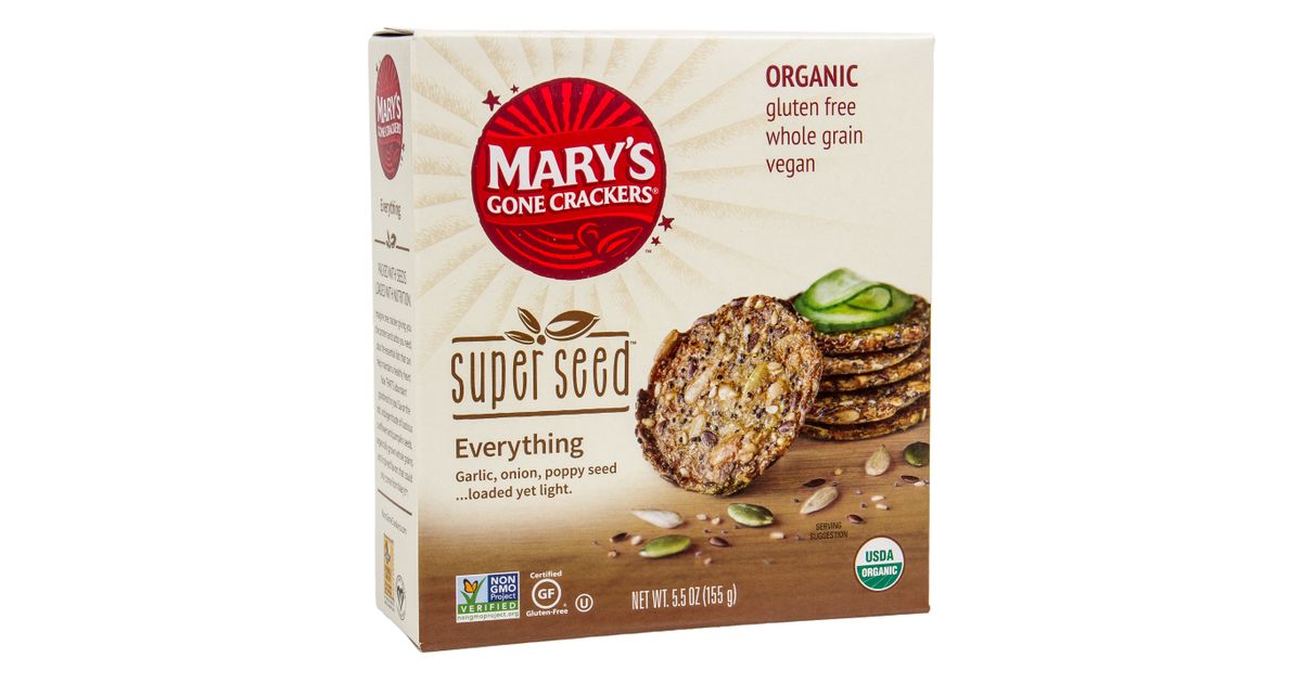 Mary's Gone Crackers Crackers, Super Seed, Everything, Organic Azure