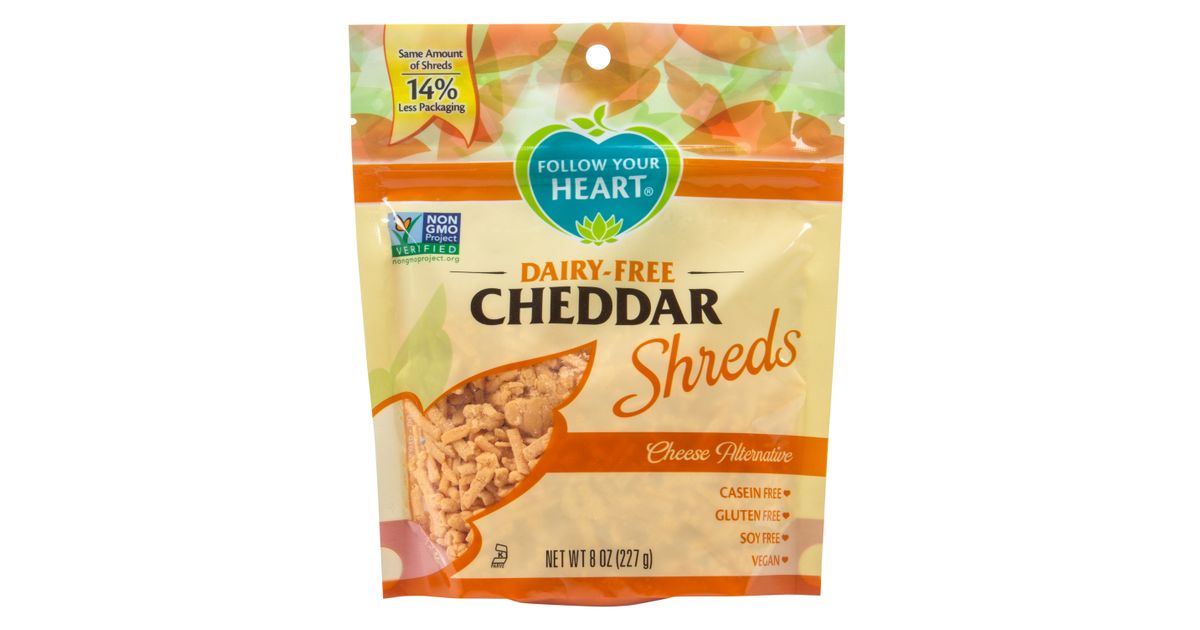 Follow Your Heart Cheddar Shreds, Dairy Free Azure Standard