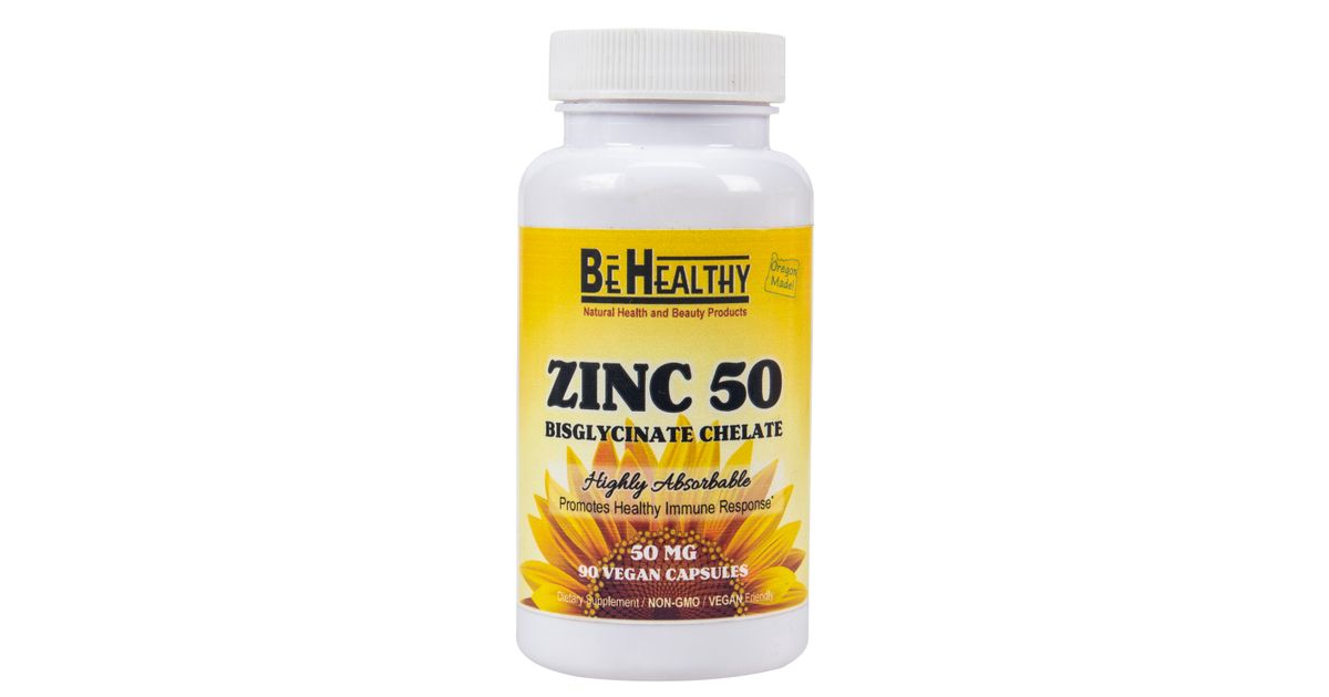 Be Healthy Zinc Bisglycinate Chelate Azure Standard