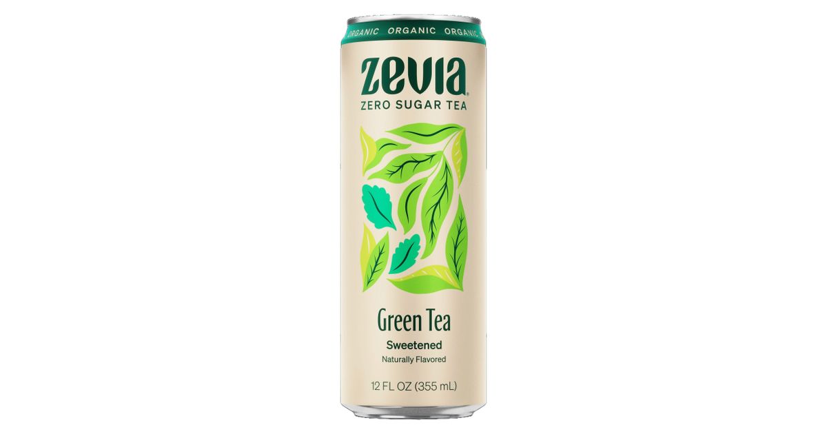 Zevia Tea Sweetened, Green, Organic - Azure Standard