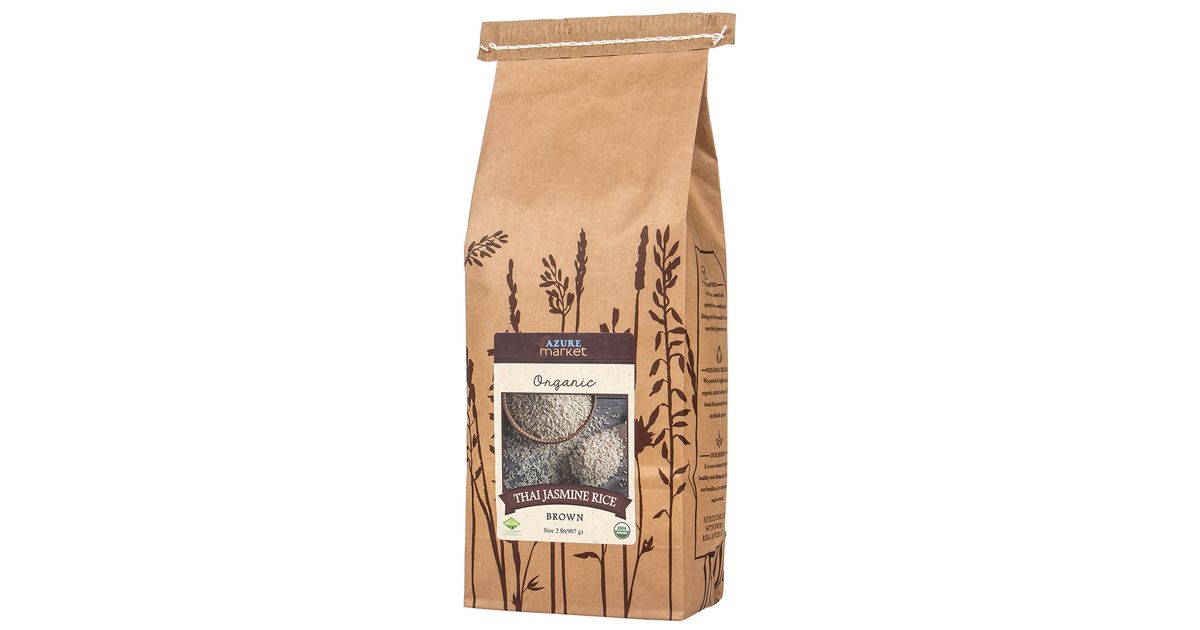 Azure Market Organics Rice, Thai Jasmine Brown, Organic - Azure Standard