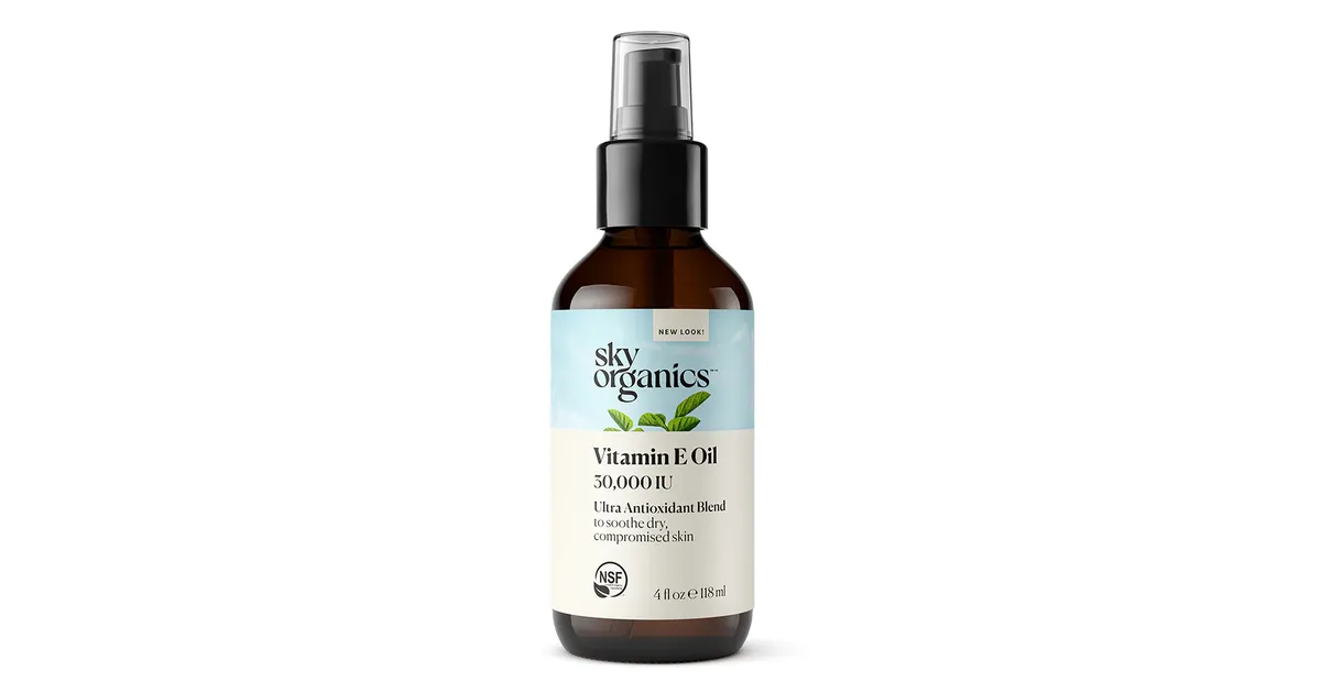 Sky Organics Vitamin E Oil, 30,000 IU - Azure Standard