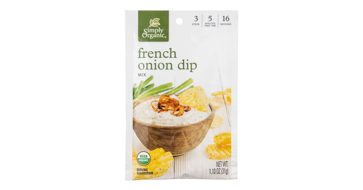 Simply Organic French Onion Dip Mix, Organic - Azure Standard