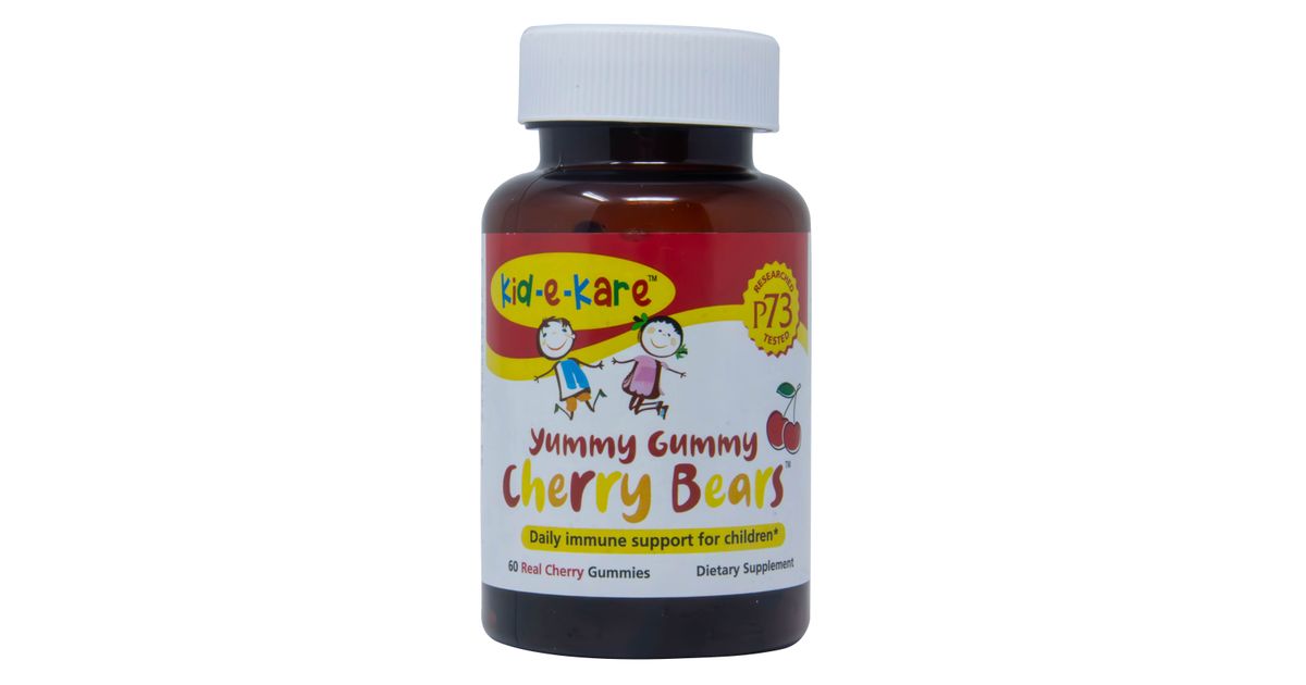 North American Herb & Spice kid-e-kare, Gummies, Cherry Bears