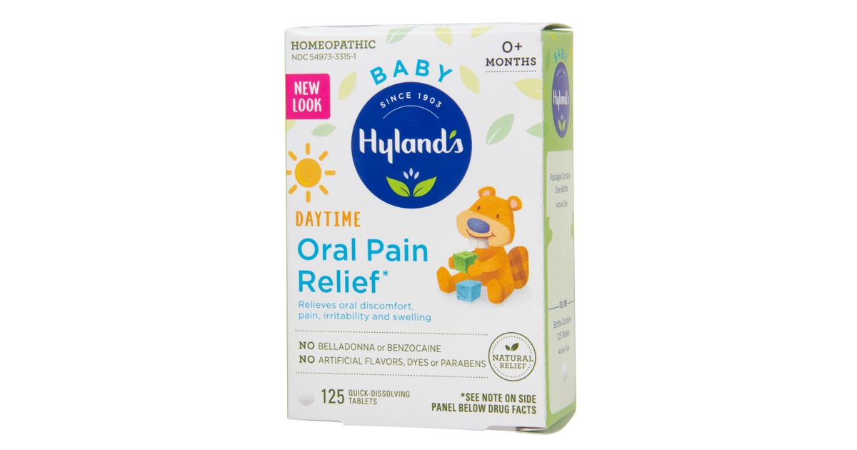 Hyland's Baby Oral Pain Relief Tablets, Daytime Azure Standard