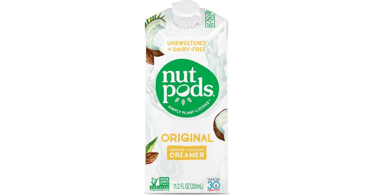 Nutpods Creamer, DairyFree, Original, Unsweetened, Shelf Stable