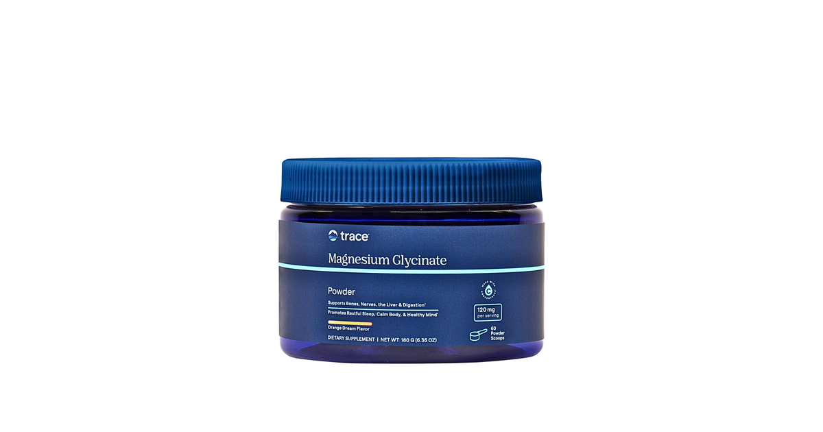 Trace Minerals Magnesium Glycinate Powder, Orange - Azure Standard