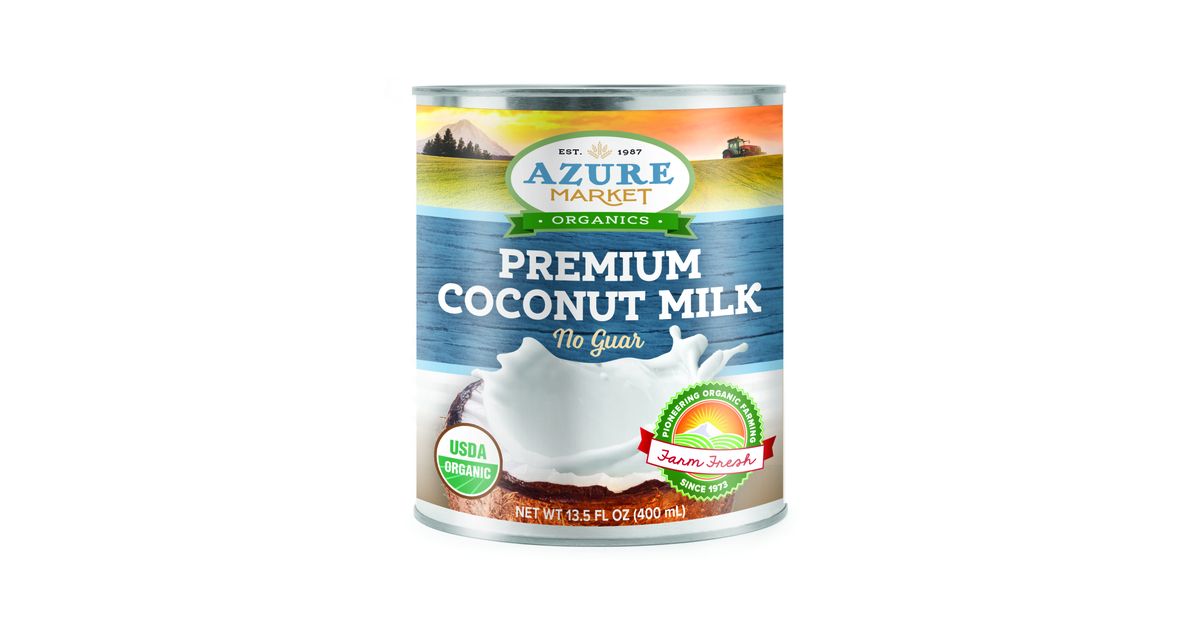 Azure Market Organics Coconut Milk, Premium, 17-19% Fat, No Guar