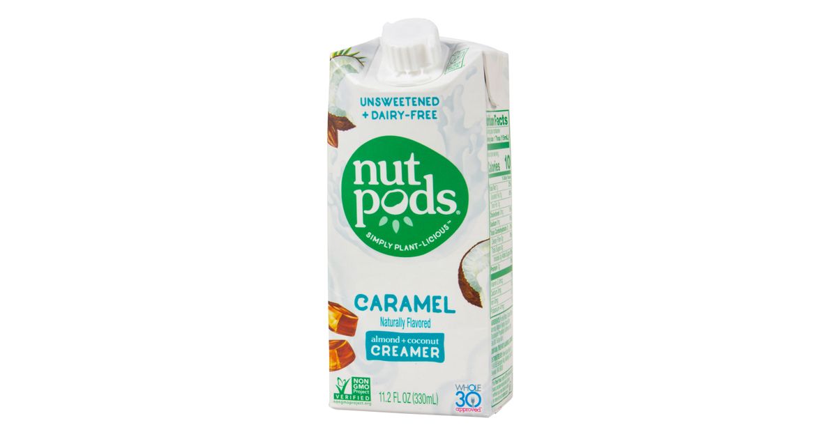 Nutpods Creamer, DairyFree, Caramel, Unsweetened, Shelf Stable Azure