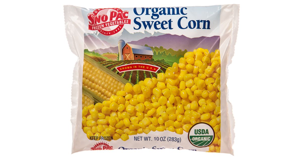 SnoPac Sweet Corn, Frozen, Organic - Azure Standard