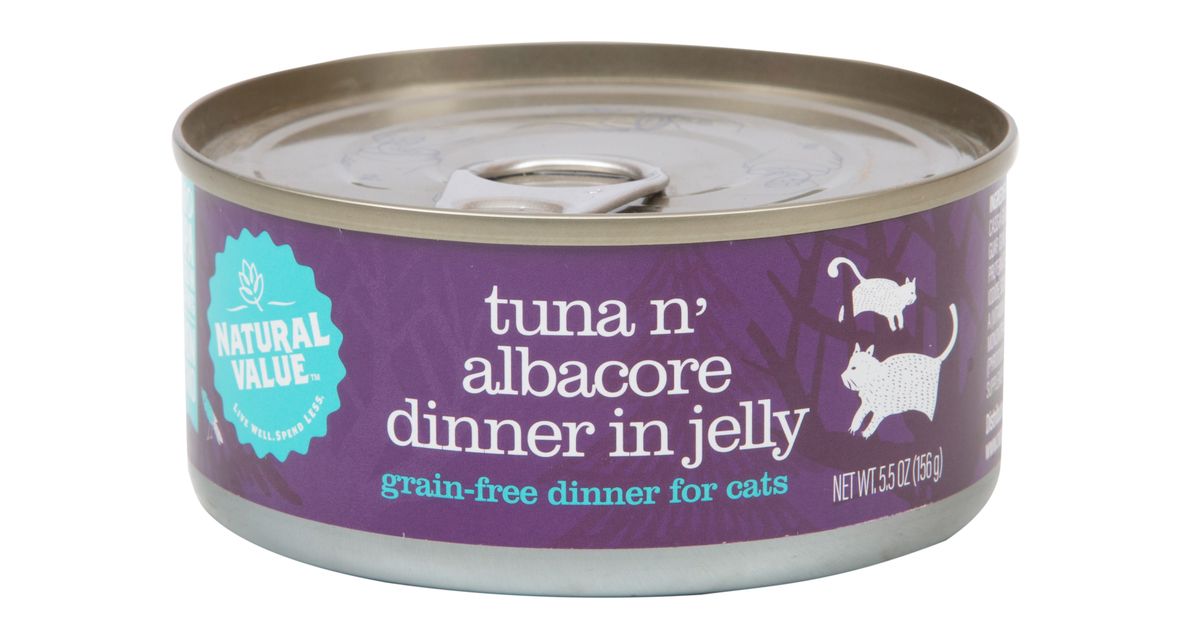 Natural Value Cat Food Canned Tuna n Albacore Dinner in Jelly