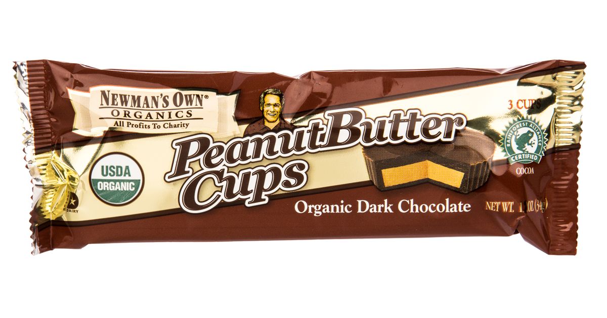 Newman's Own Dark Chocolate Peanut Butter Cups, Organic Azure Standard
