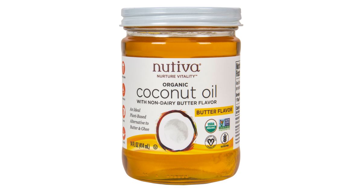 Nutiva Coconut Oil, Buttery Refined, Organic Azure Standard